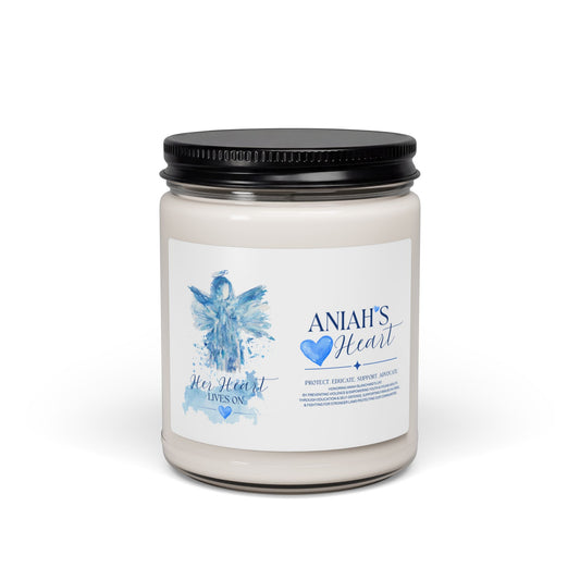 ANIAH'S HEART | Heavenly Angel Scented Soy Candle 9oz | Honoring the Life of Aniah Blanchard, Supporting Aniah's Heart Foundation