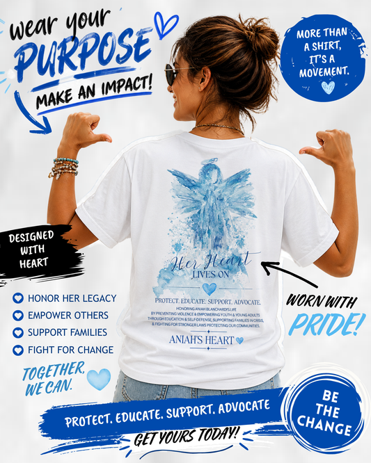 ANIAH'S HEART | Heavenly Angel T-Shirt [In Memory of Aniah Blanchard]